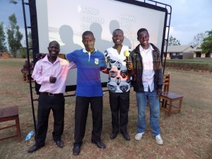 My team for the Jesus Film at Palenga Village